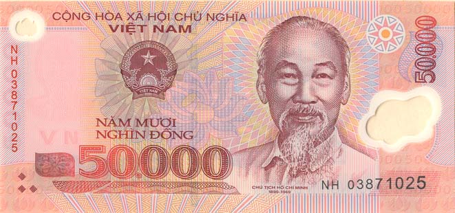 Vietnam - 50,000 Dong - P-121 - 2003 dated Foreign Paper Money
